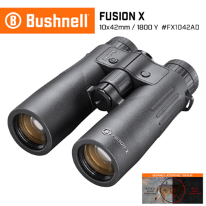 【美國 Bushnell】Fusion X 終極系列 10x42mm 智慧顯色雷射測距雙筒望遠鏡 FX1042AD (公司貨)到府鏡頭收購